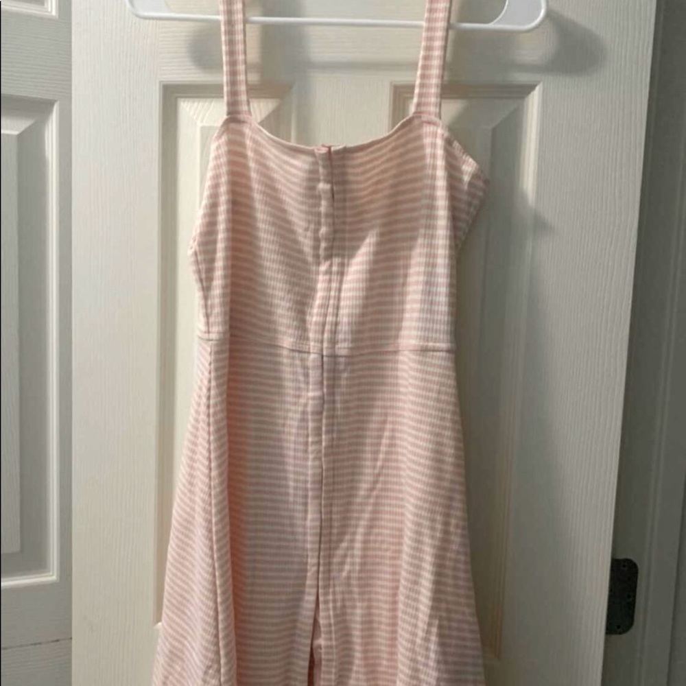 Pink stripped dress